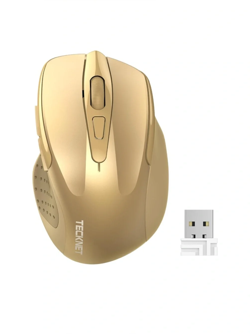 TECKNET Wireless Mouse, 2.4G Ergonomic Optical Mouse